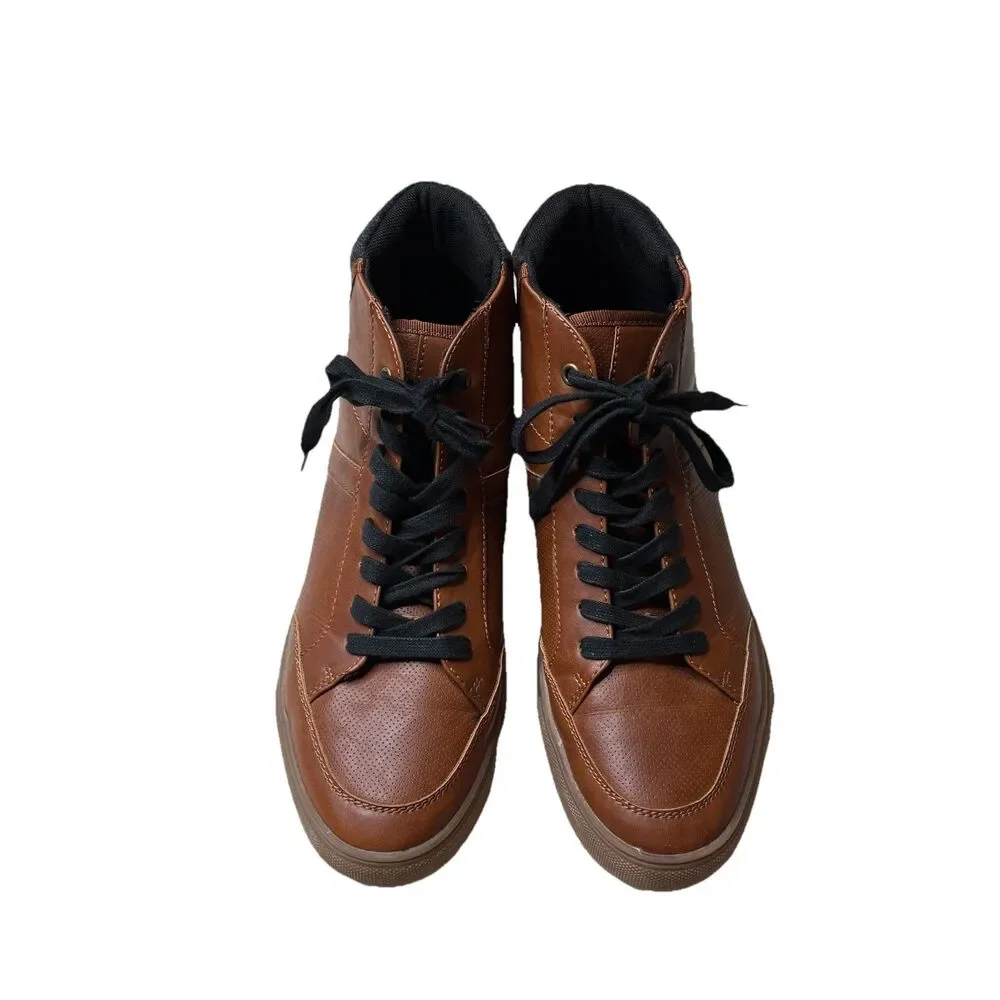 Sonoma Conga Boots OrthoLite Eco Cognac Brown Kohls Shoes 224359 Men's Size 10